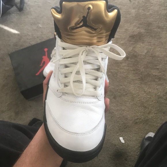 Air Jordan 5 Olympic golds good condition - Picture 5 of 6